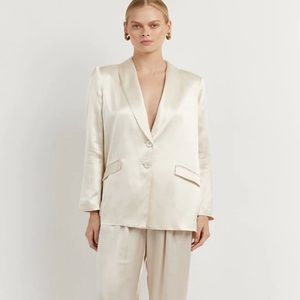 DISSH Pearl Satin Three Piece Suit Set (Worn Once)